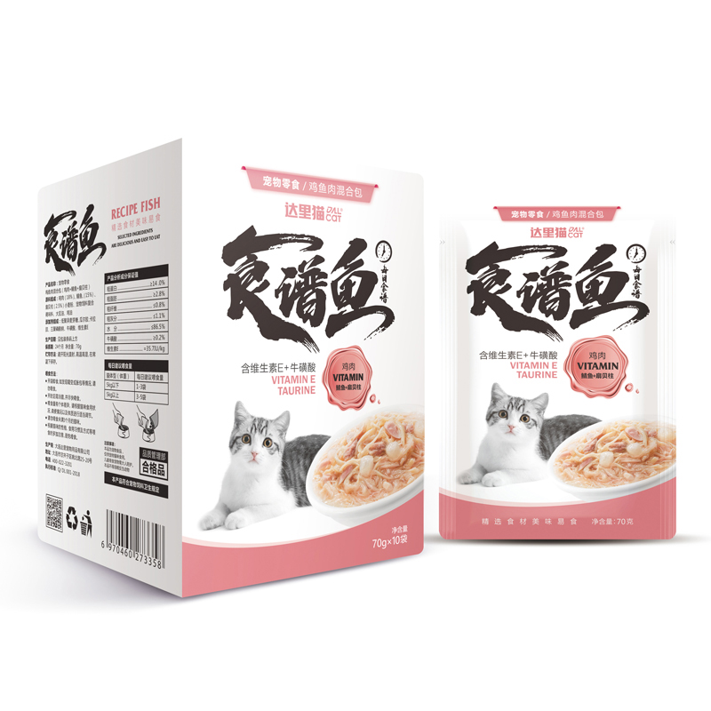 达里猫——食谱鱼鸡鱼肉混合系列
