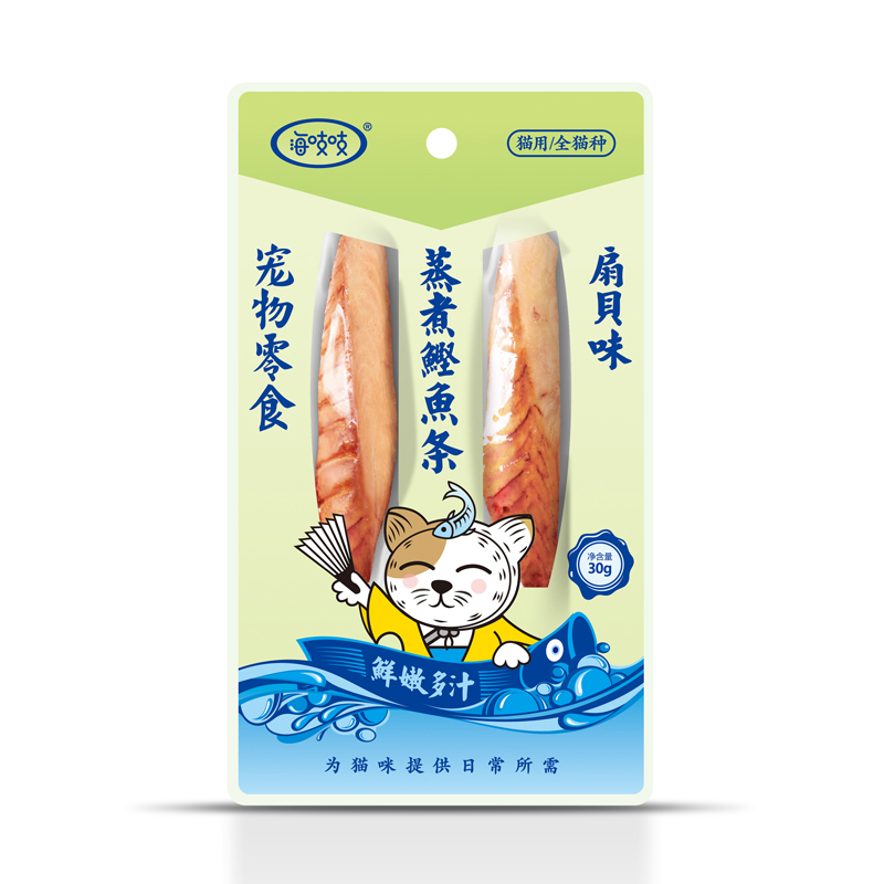 海吱吱——蒸煮鲣鱼肉条系列